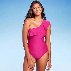 NWT KONA SOL MEDIUM ONE PIECE ONE SHOULDER BATHING SUIT